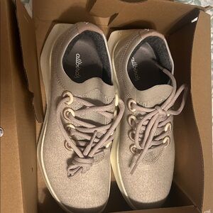 Allbirds Wool Sneakers in Light Tan